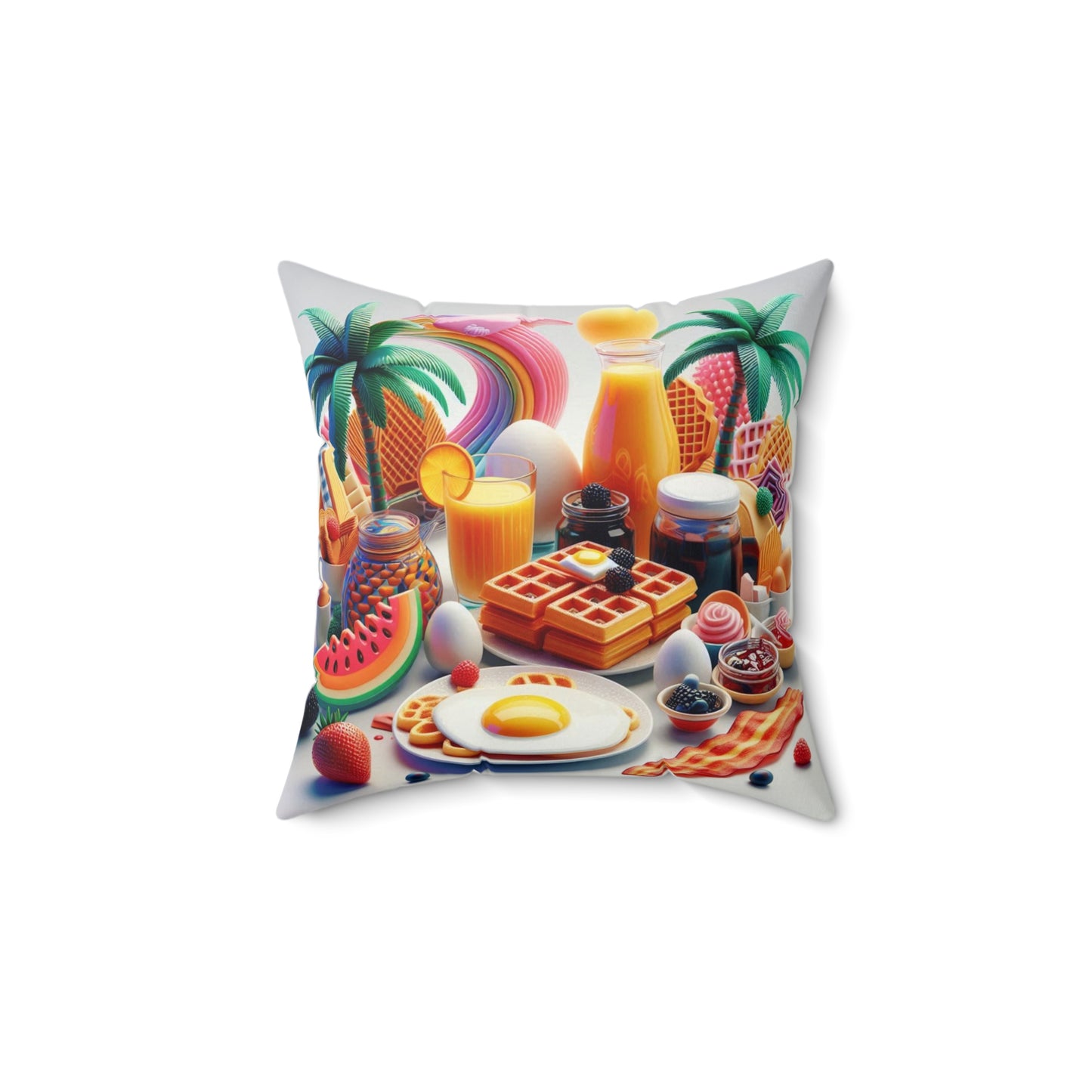 Spun Polyester Square Pillow