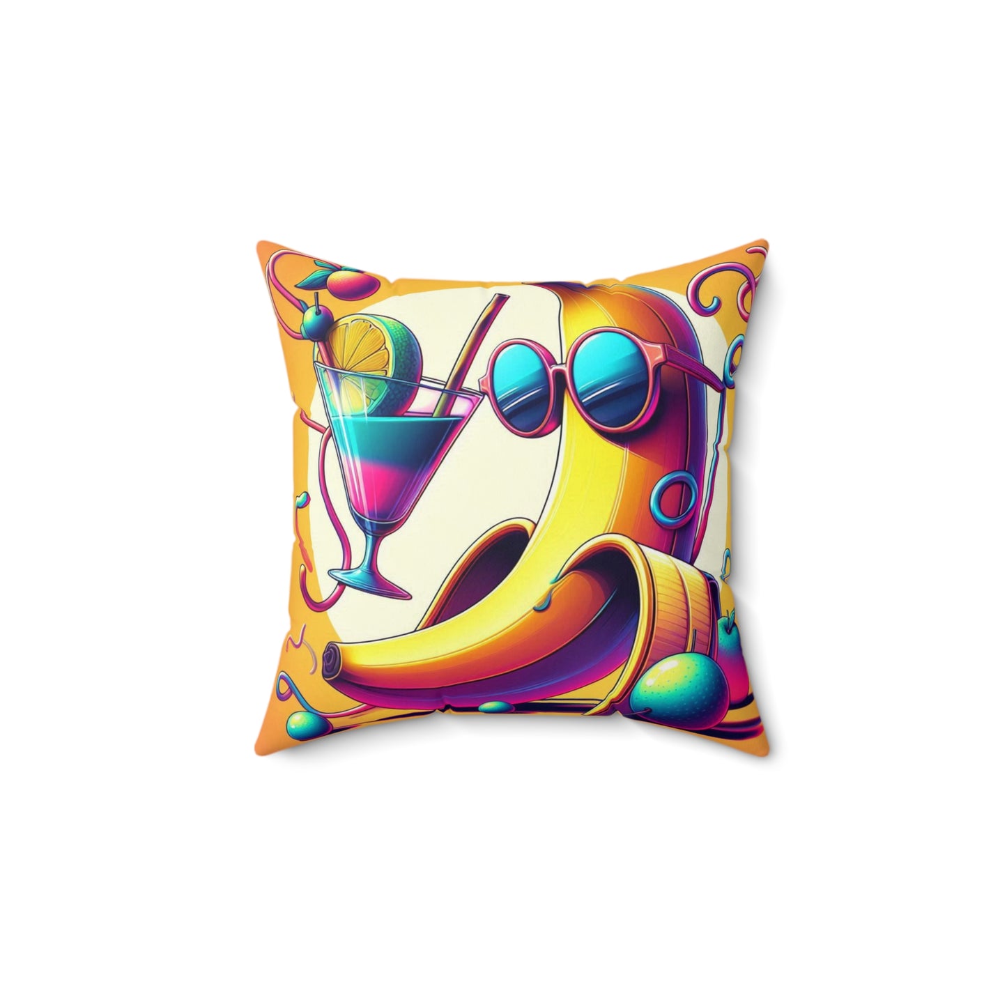 Spun Polyester Square Pillow