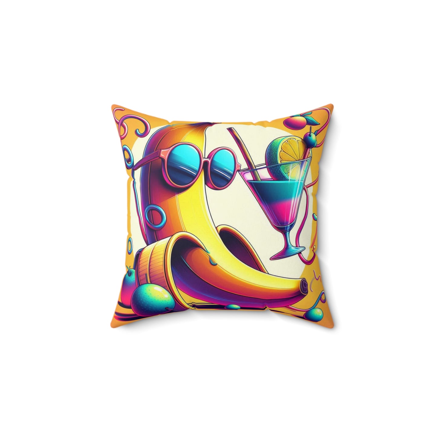 Spun Polyester Square Pillow